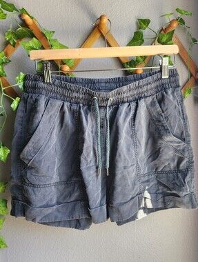 Universal Thread Washed Navy Gray Drawstring  Shorts
